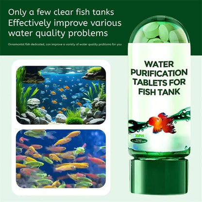 Aquarium Purifying Tablets (Pack of 400) – Safe for All Fish | 1 to 4 tab per 10L