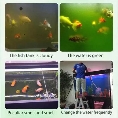 Aquarium Purifying Tablets (Pack of 400) – Safe for All Fish | 1 to 4 tab per 10L