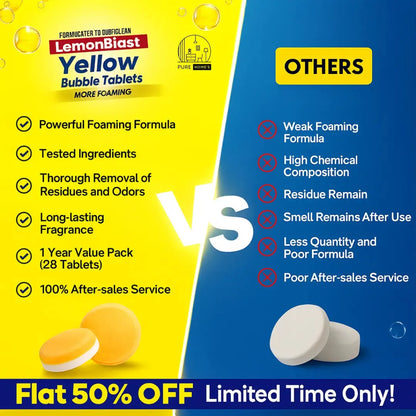 LemonBlast™ | Nimboo Bubble Tablets for Deep Cleaning